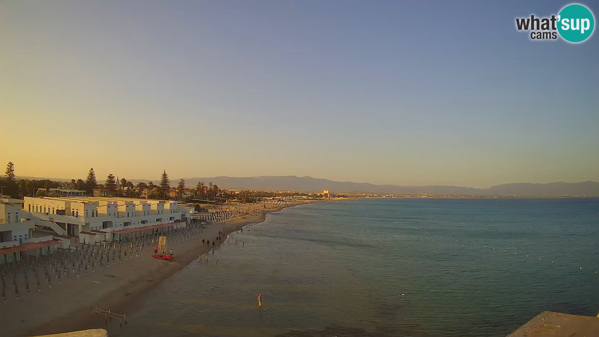 Live Webcam Golfo di Cagliari – Spiaggia del Poetto – Sardegna