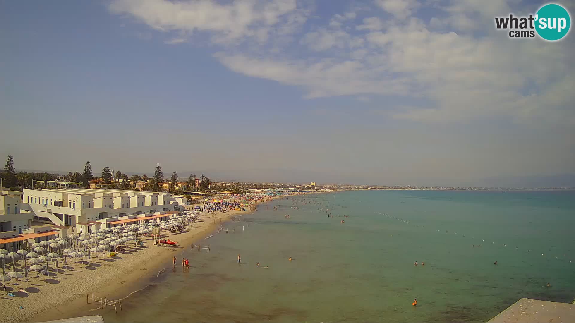 Web kamera uživo Cagliarski zaljev – plaža Poetto – Sardinija