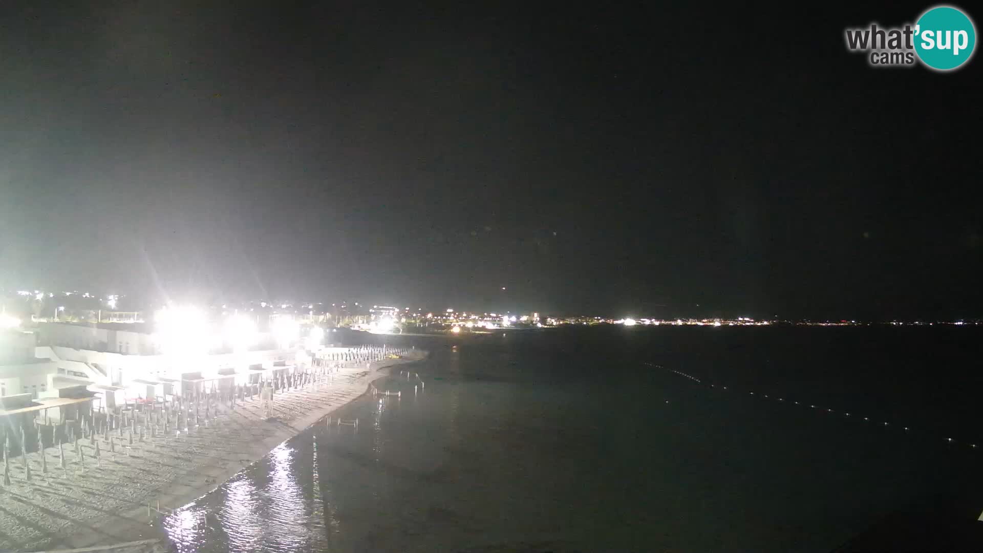 Webcam en direct Golfe de Cagliari – Plage du Poetto – Sardaigne