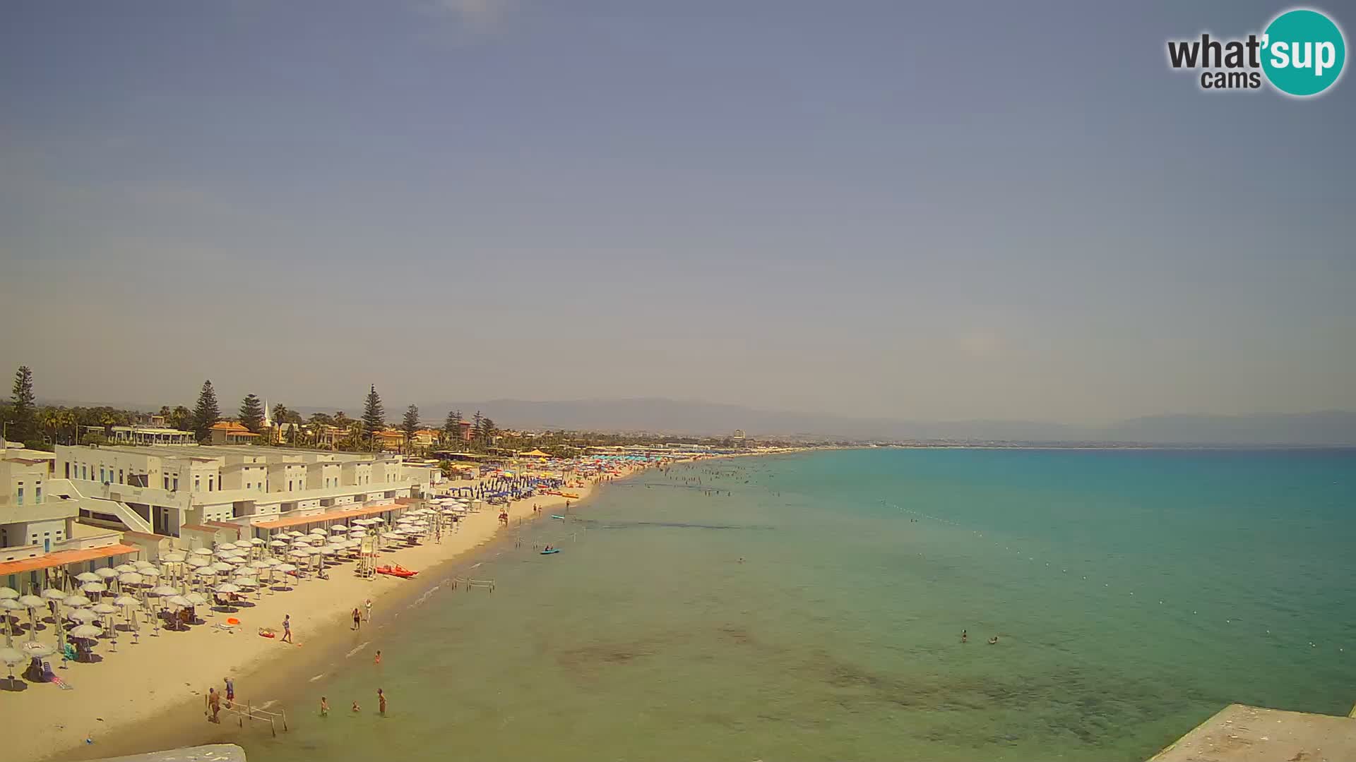 Live Webcam Golf von Cagliari – Strand Poetto – Sardinien