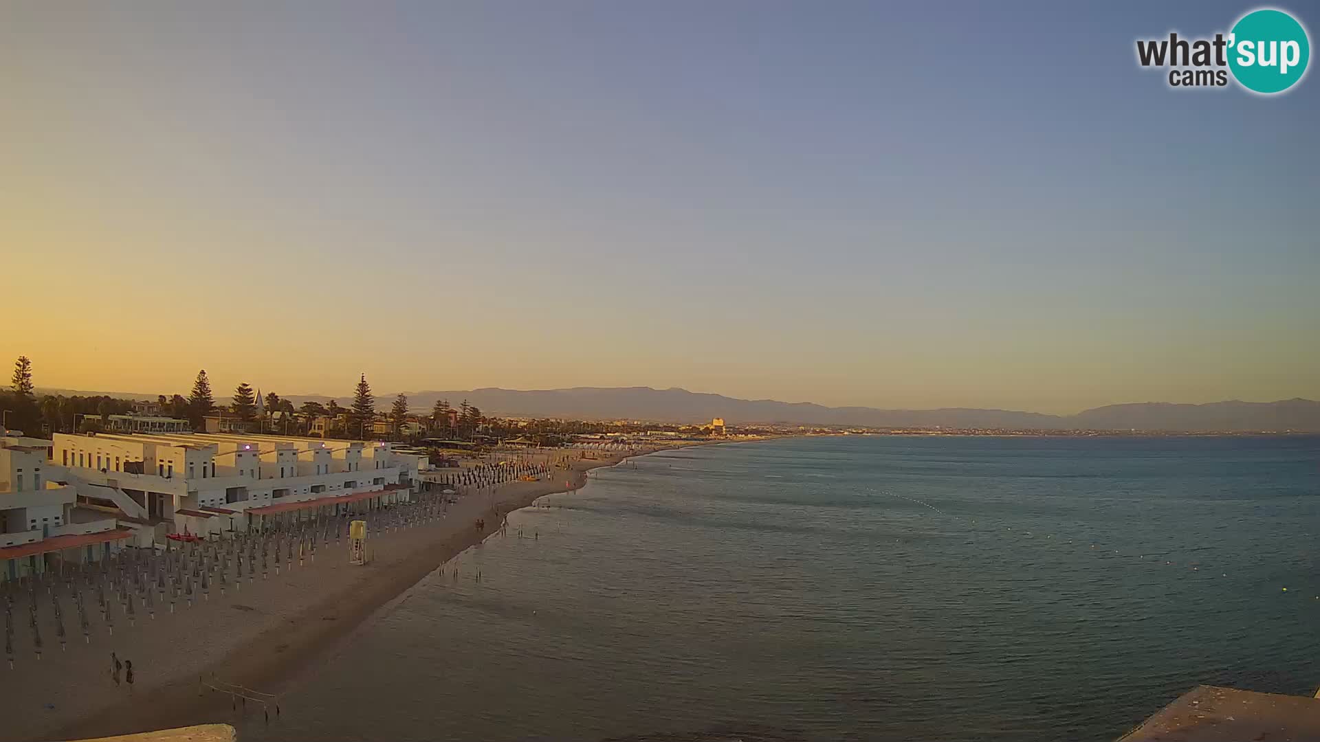 Live Webcam Golf von Cagliari – Strand Poetto – Sardinien
