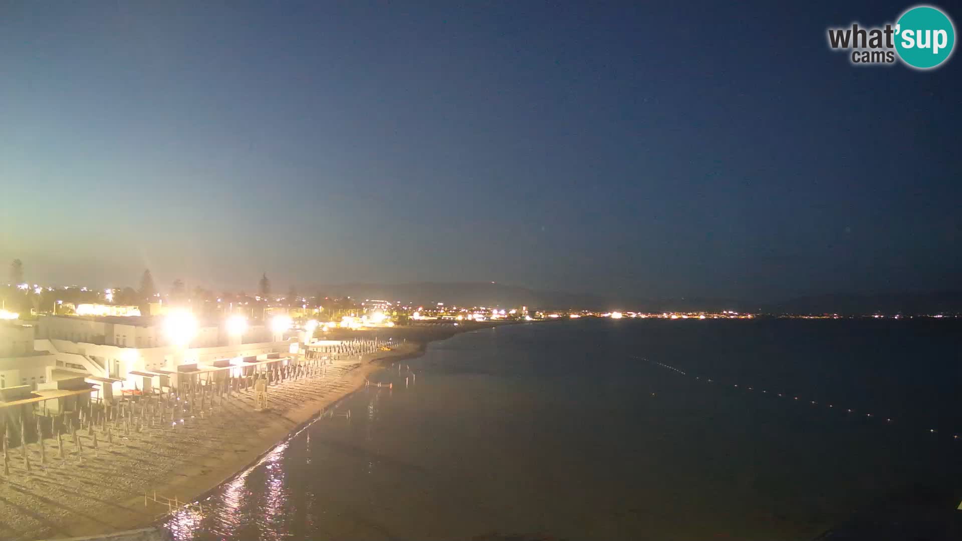 Live Webcam Golfo di Cagliari – Spiaggia del Poetto – Sardegna