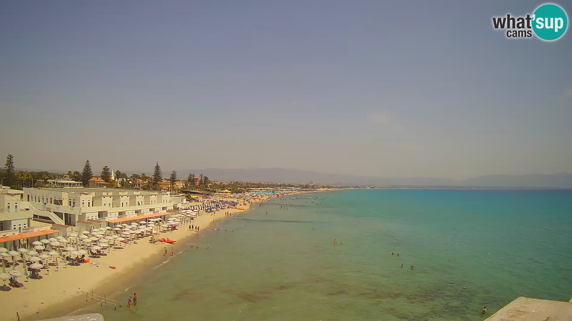 Live Webcam Golf von Cagliari – Strand Poetto – Sardinien