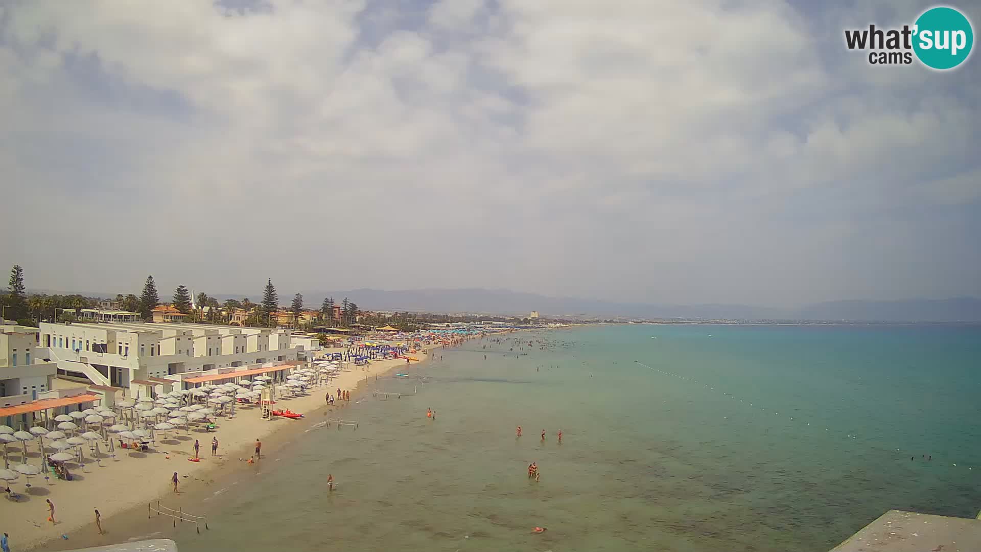 Live Webcam Golfo di Cagliari – Spiaggia del Poetto – Sardegna