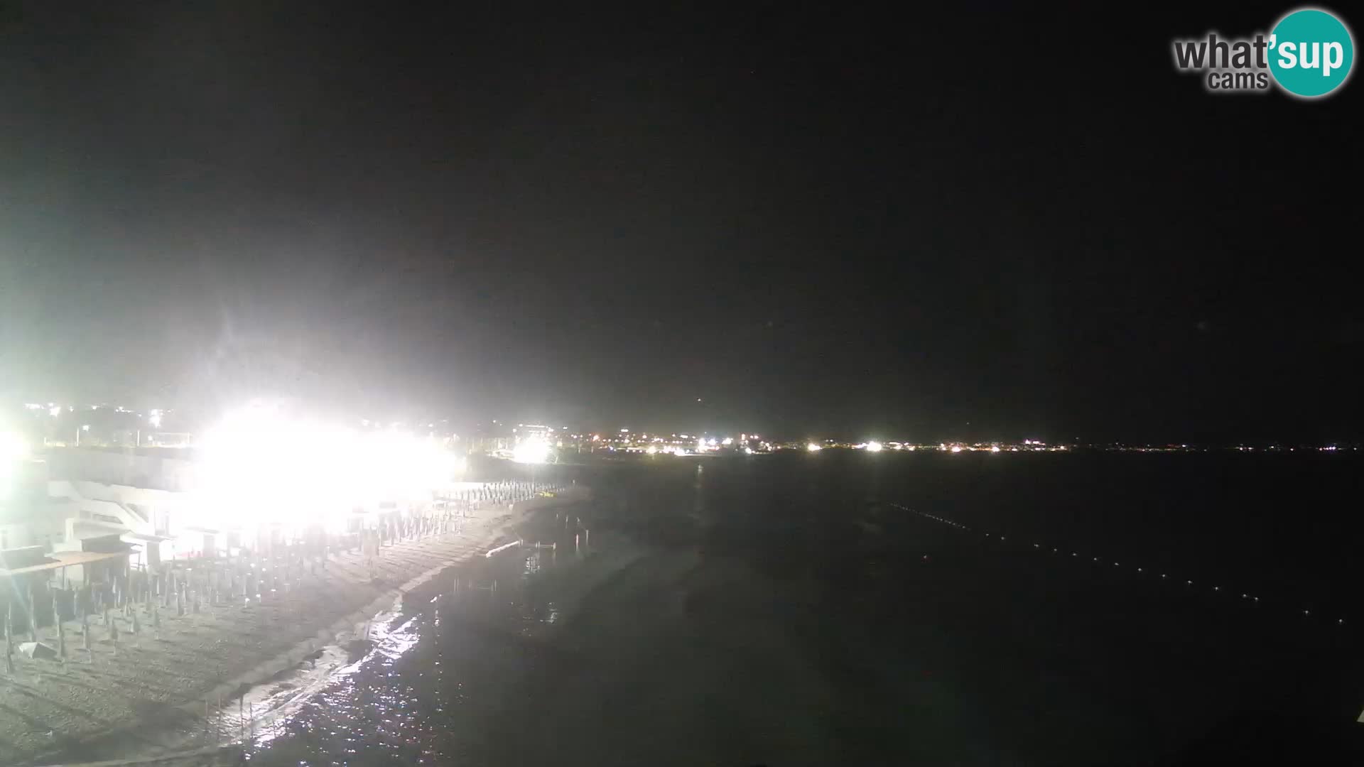 Spletna kamera v živo Cagliarski zaliv – plaža Poetto – Sardinija