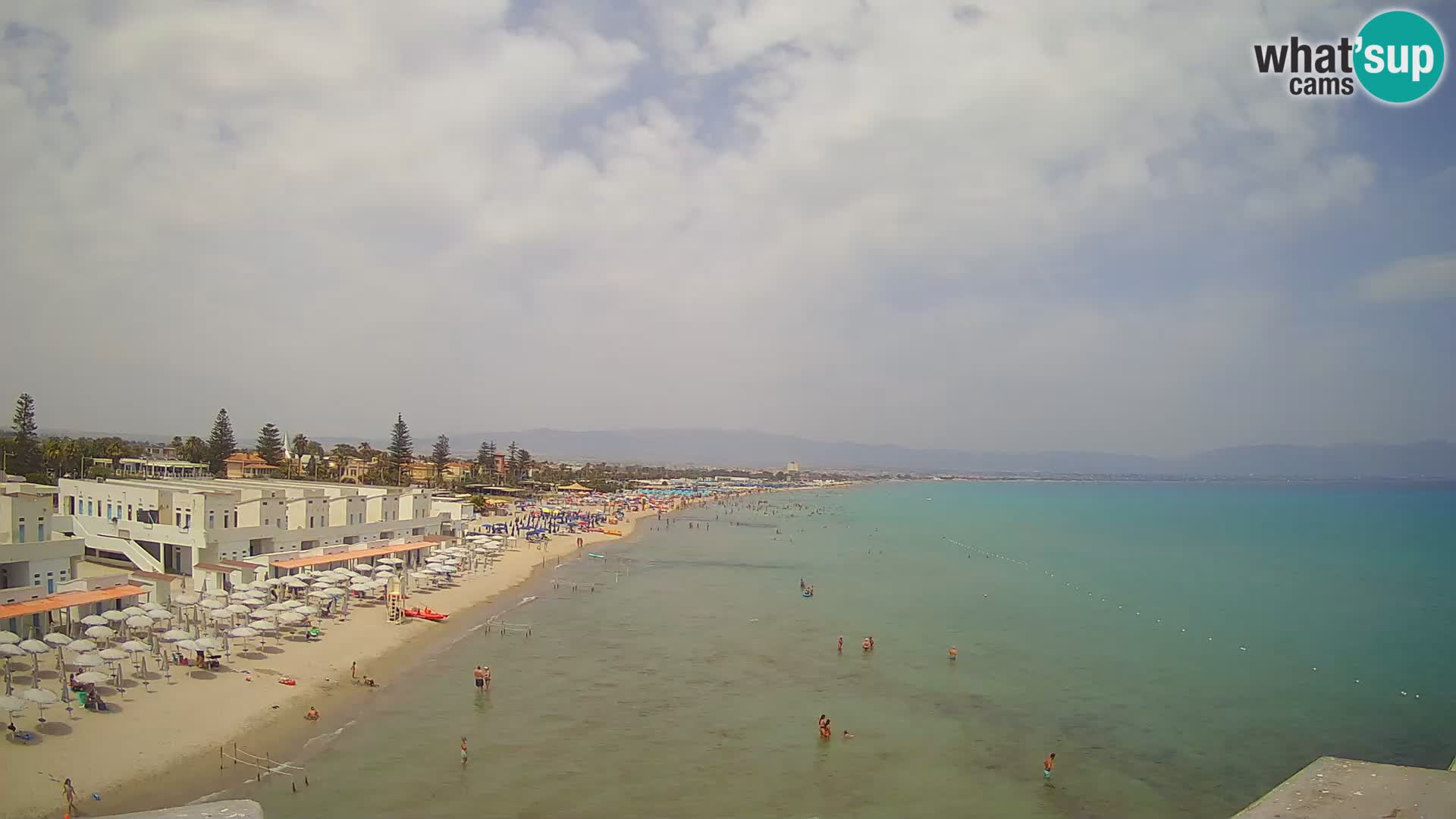 Live Webcam Golfo di Cagliari – Spiaggia del Poetto – Sardegna