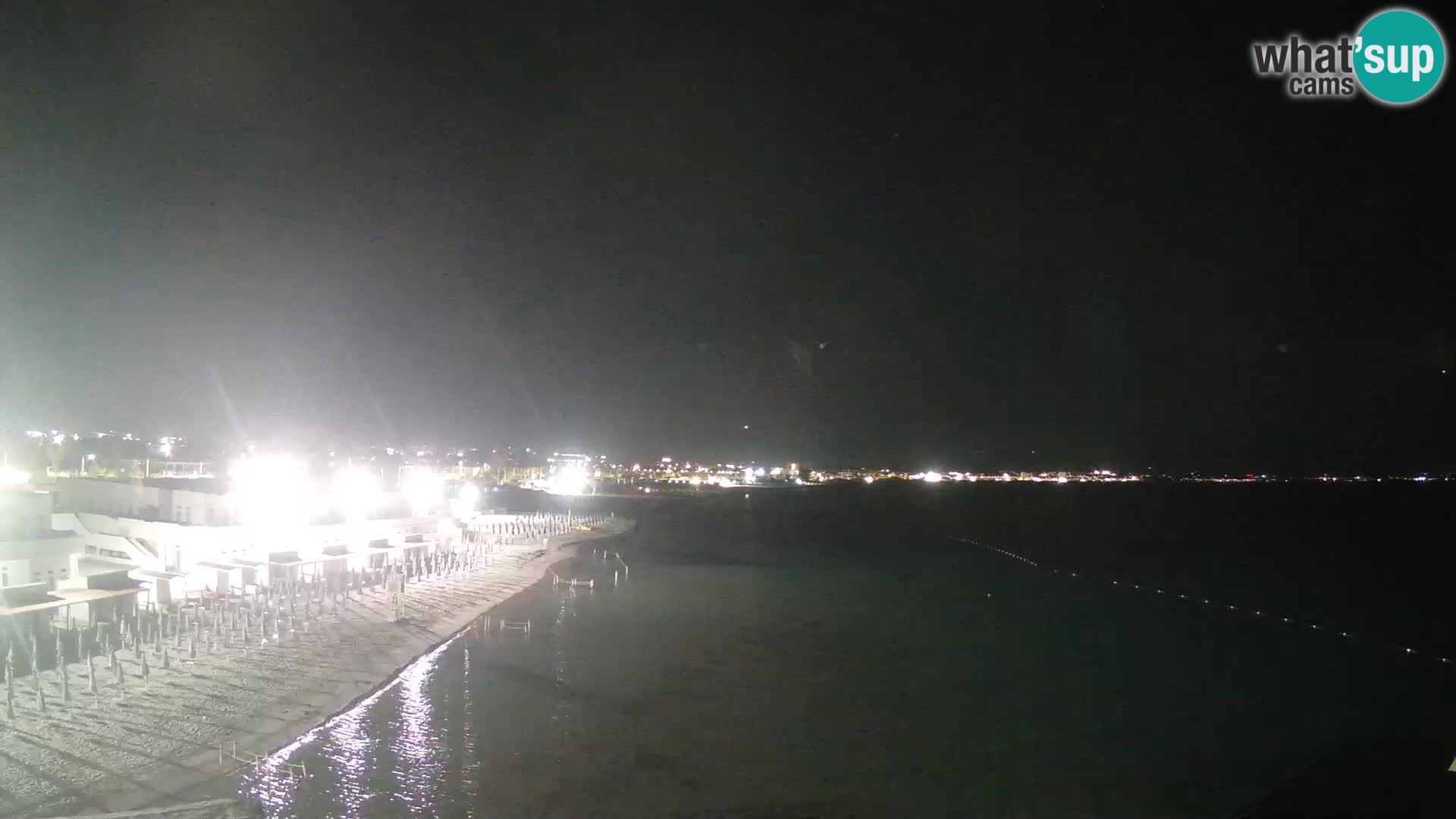 Web kamera uživo Cagliarski zaljev – plaža Poetto – Sardinija