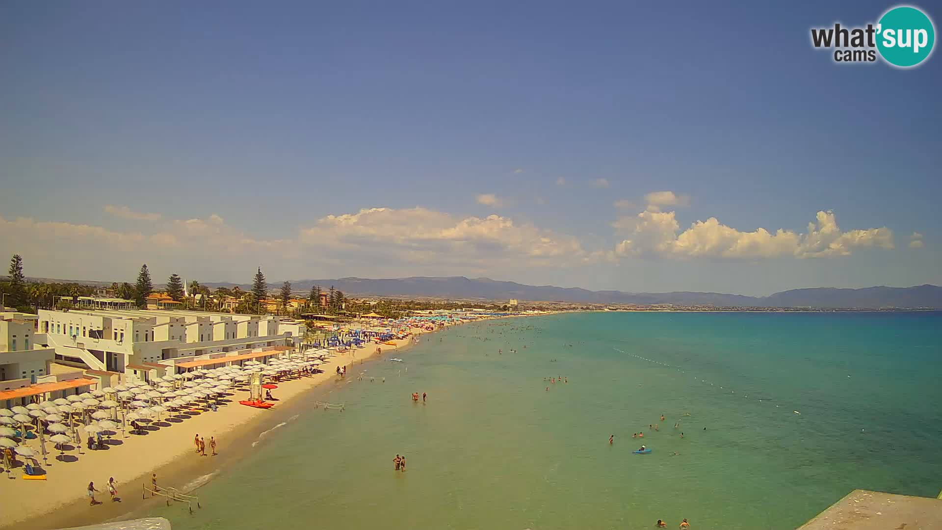 Live Webcam Gulf of Cagliari – Poetto beach – Sardinia