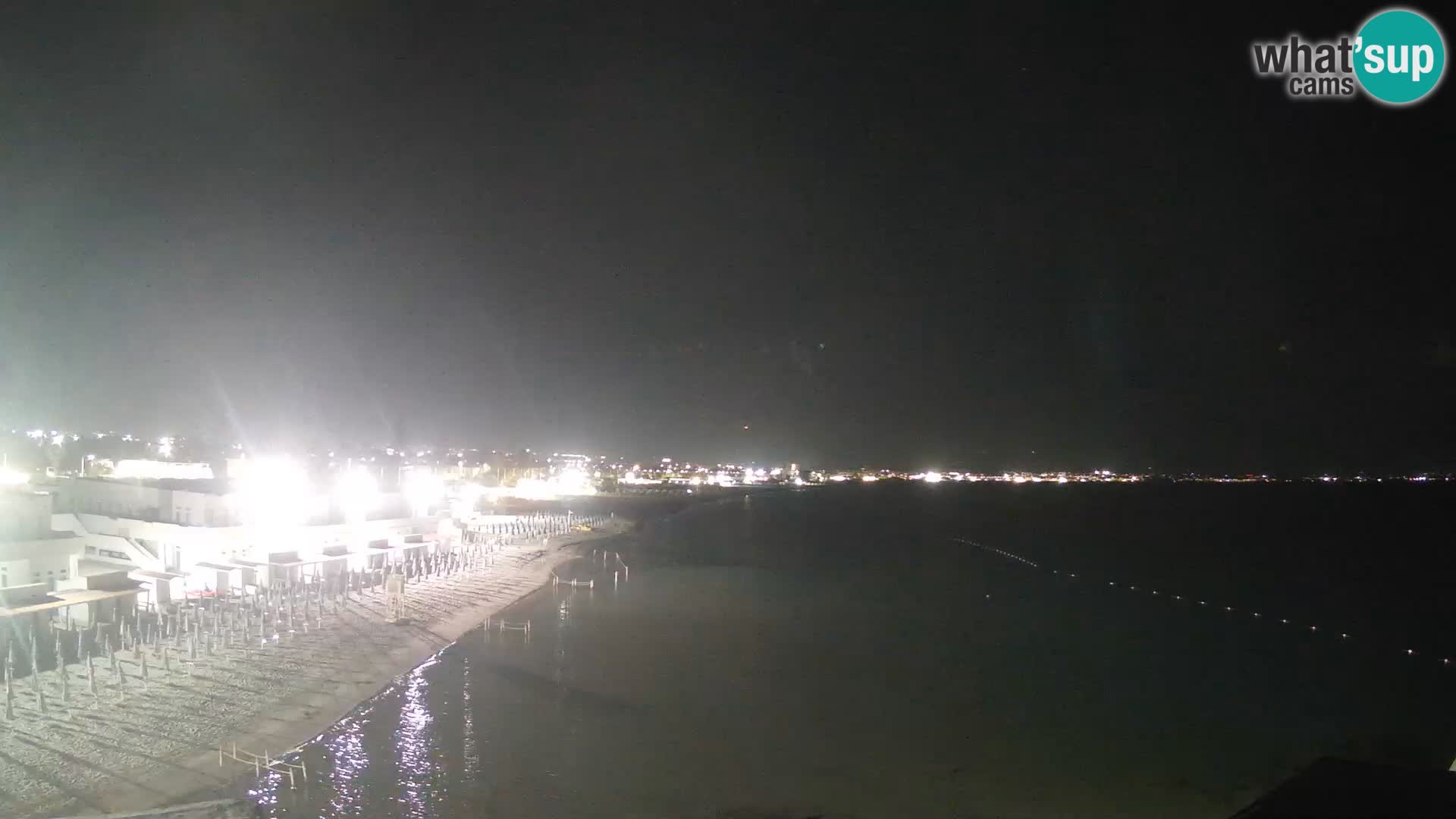 Spletna kamera v živo Cagliarski zaliv – plaža Poetto – Sardinija