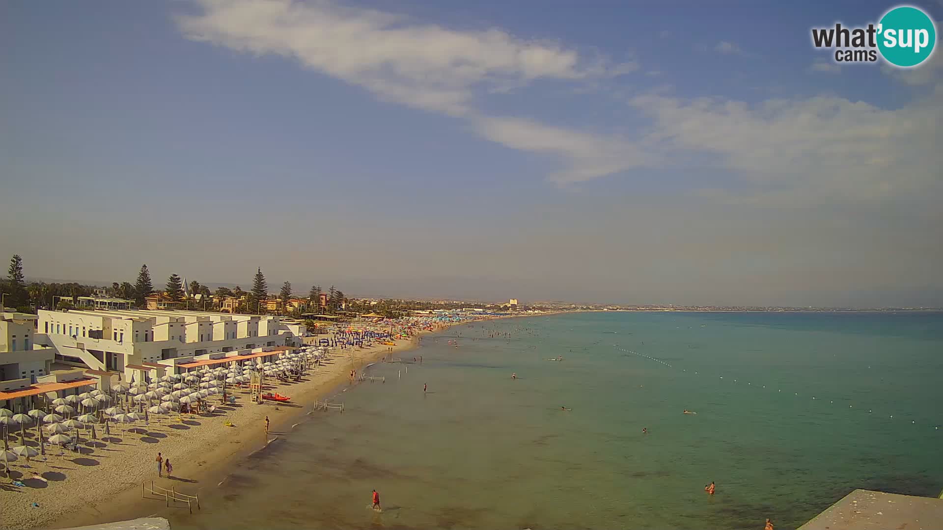 Webcam en direct Golfe de Cagliari – Plage du Poetto – Sardaigne