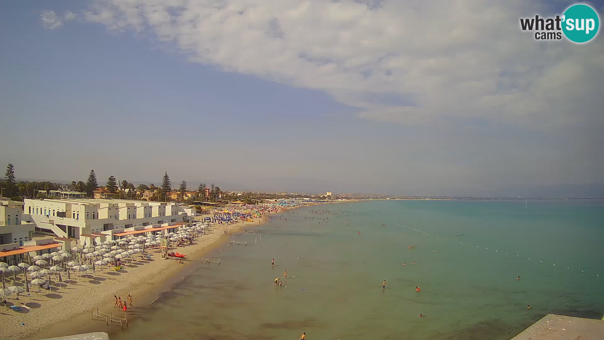 Camera en vivo Golfo de Cagliari – Playa del Poetto – Cerdeña