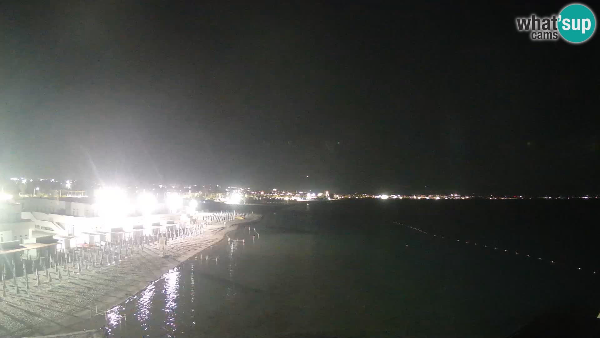 Web kamera uživo Cagliarski zaljev – plaža Poetto – Sardinija