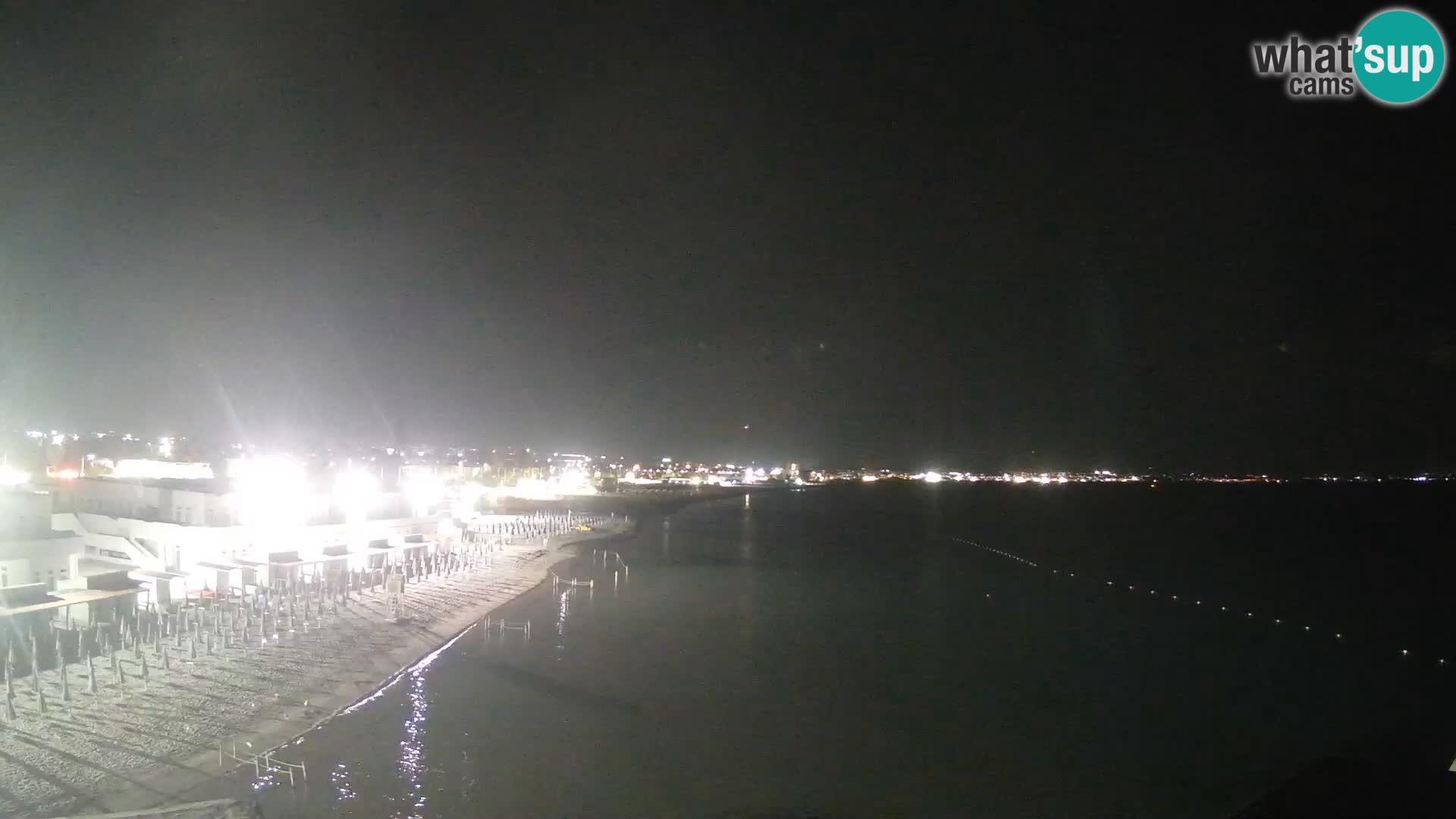 Spletna kamera v živo Cagliarski zaliv – plaža Poetto – Sardinija