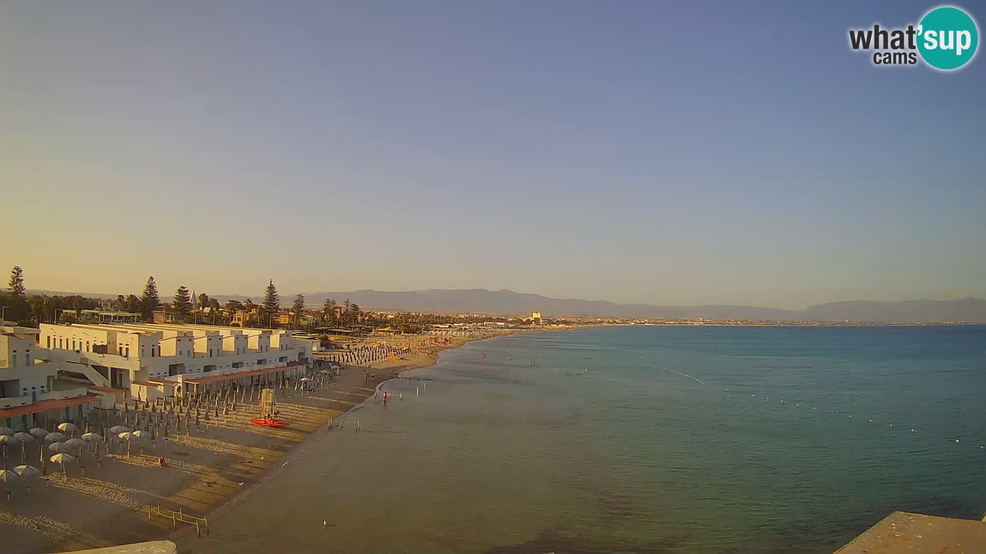 Live Webcam Golfo di Cagliari – Spiaggia del Poetto – Sardegna