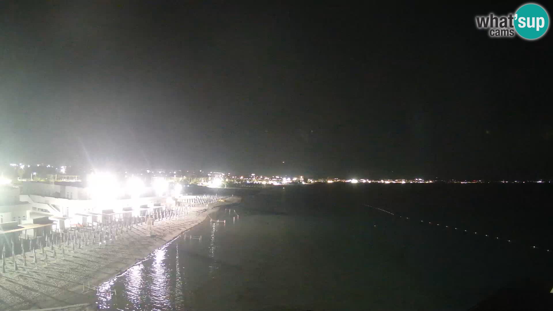 Web kamera uživo Cagliarski zaljev – plaža Poetto – Sardinija