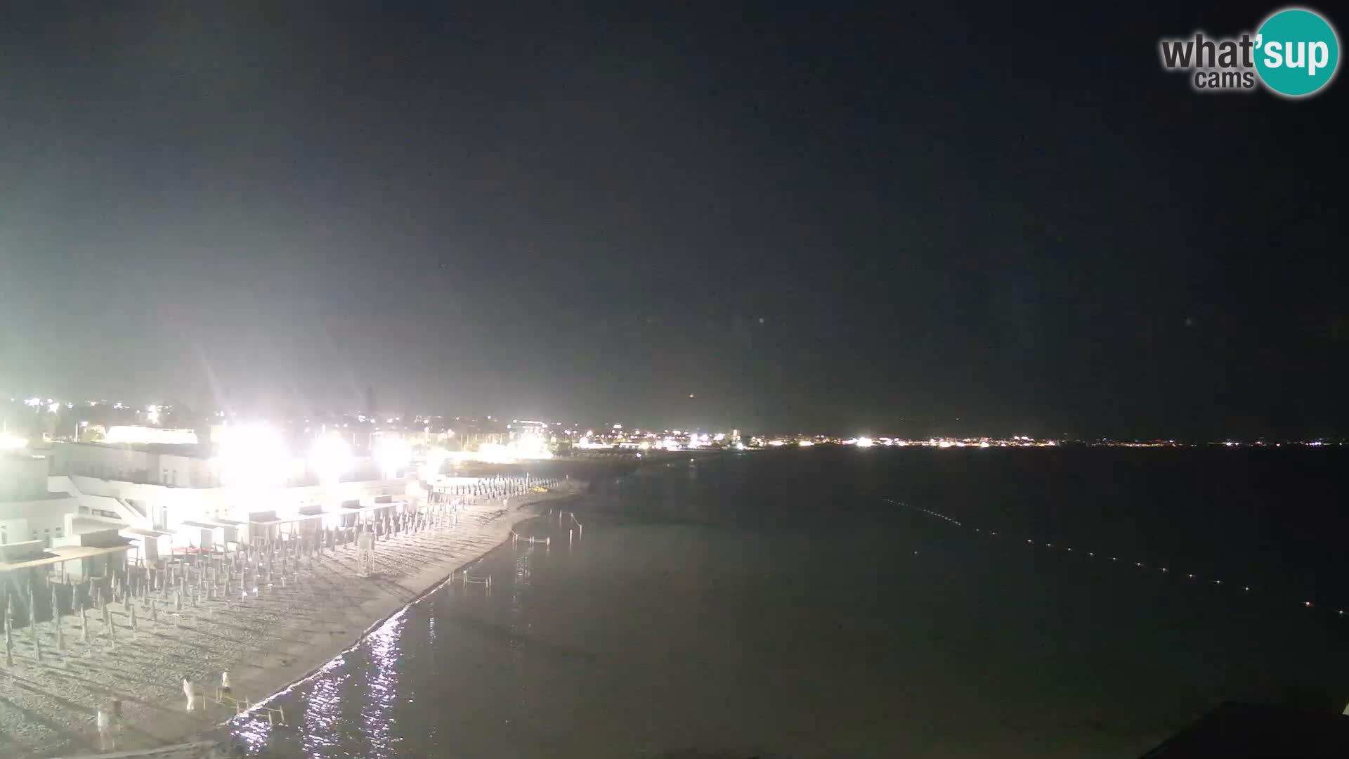 Spletna kamera v živo Cagliarski zaliv – plaža Poetto – Sardinija