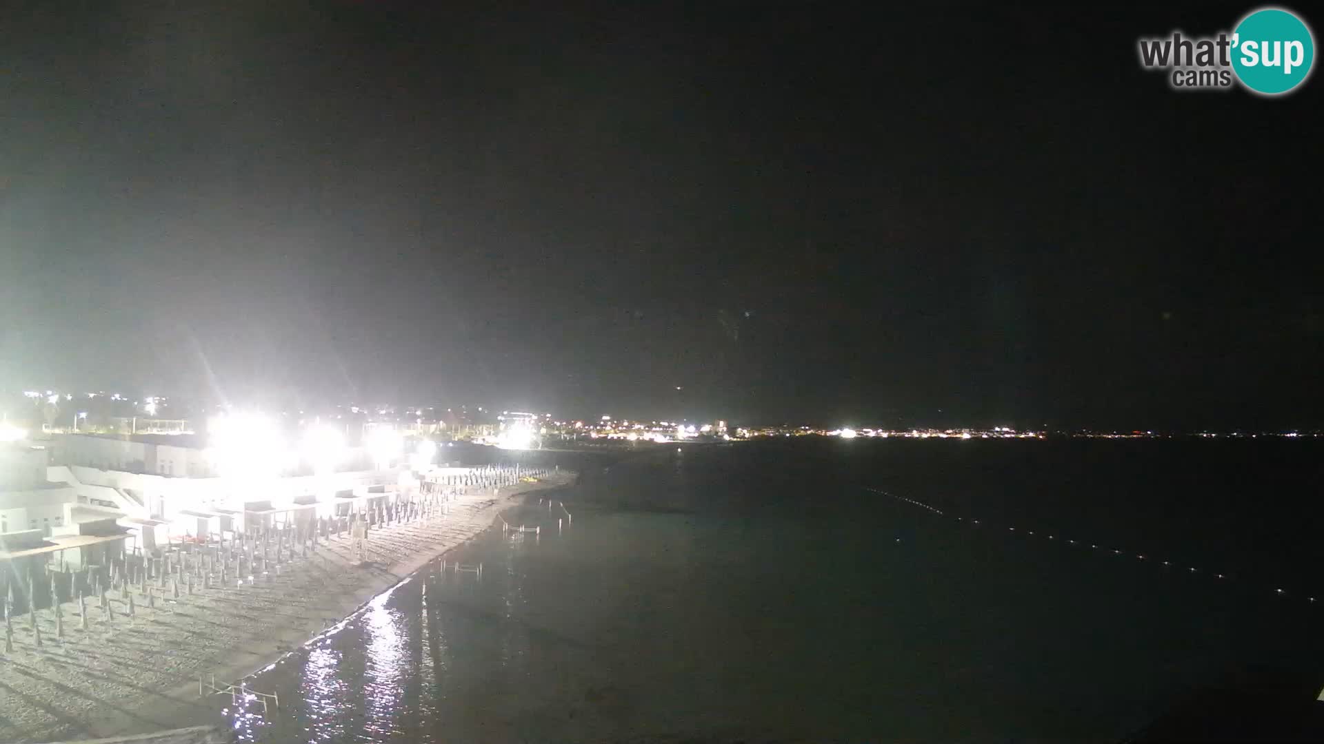 Camera en vivo Golfo de Cagliari – Playa del Poetto – Cerdeña