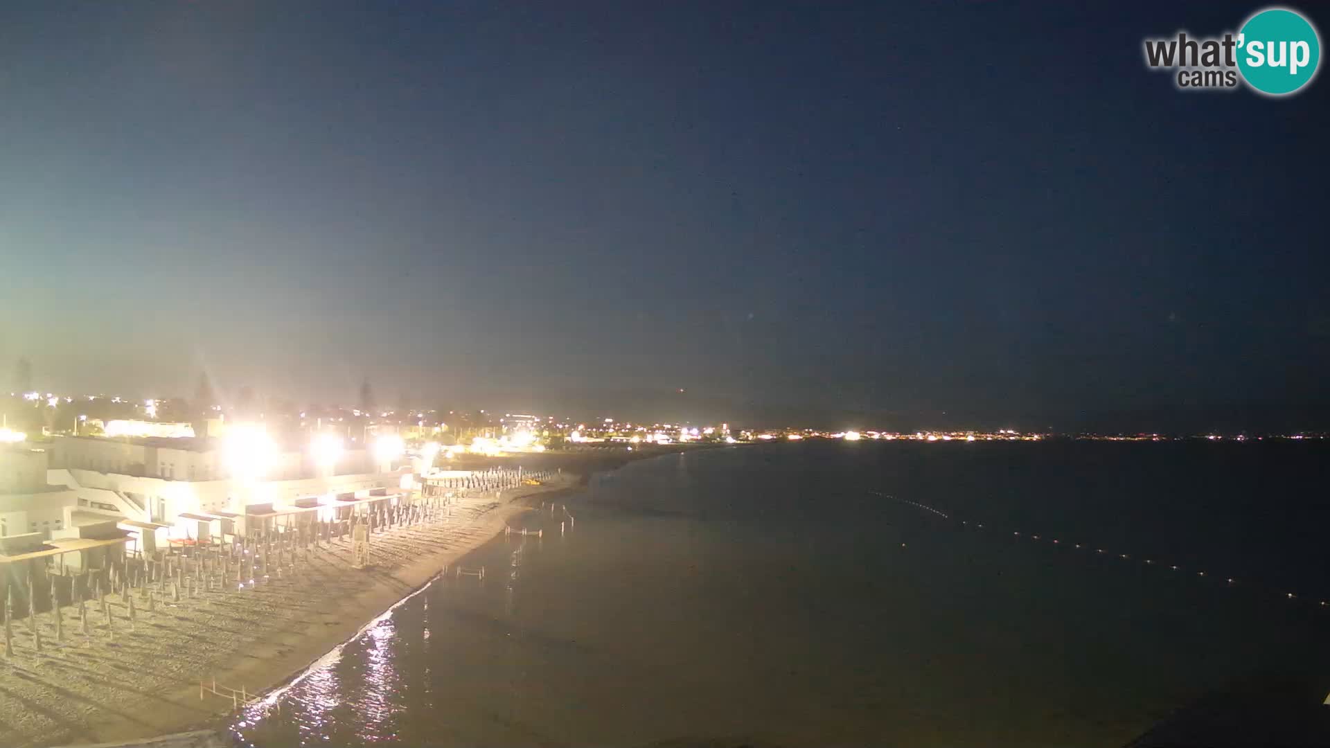 Camera en vivo Golfo de Cagliari – Playa del Poetto – Cerdeña