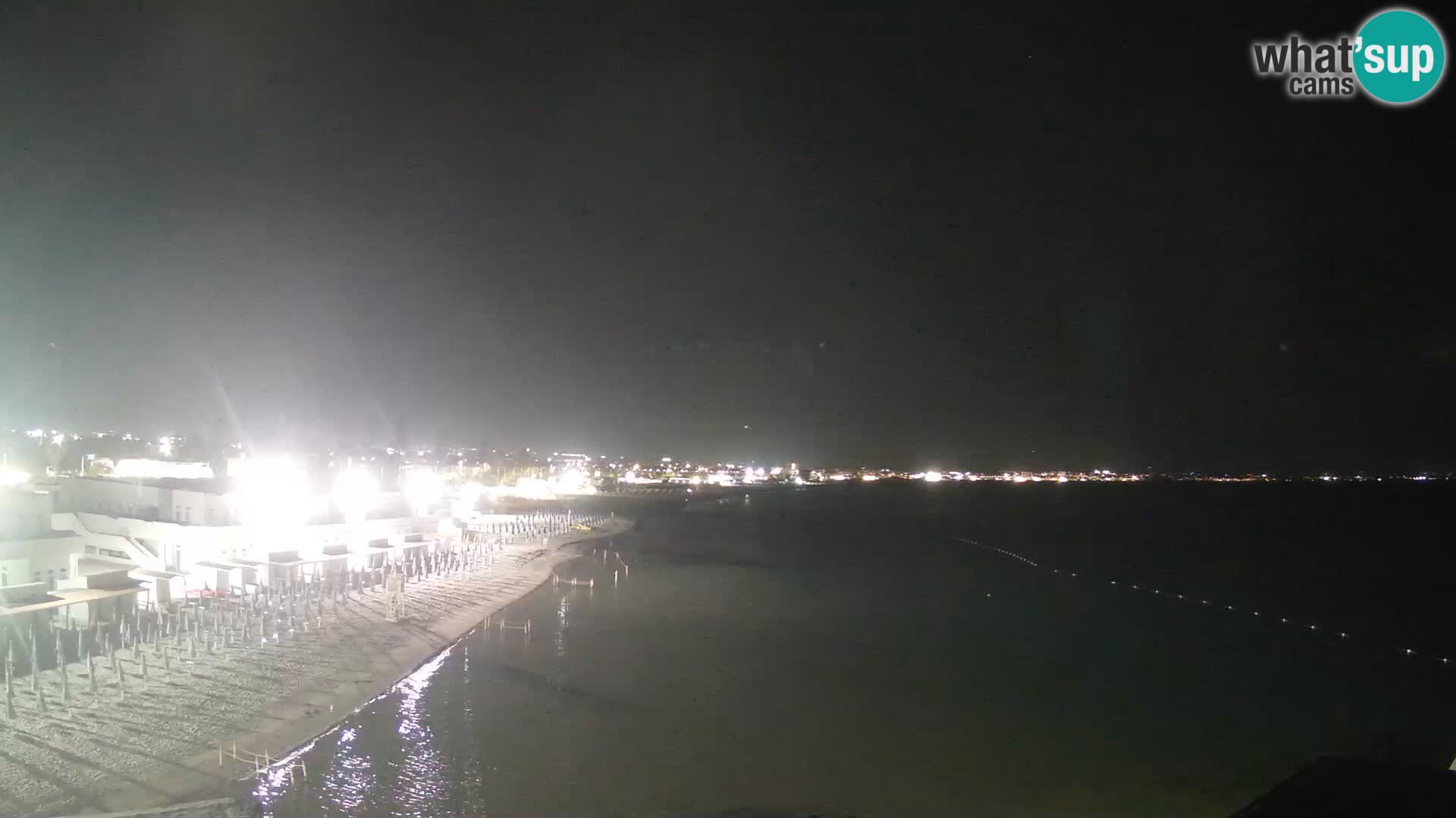 Camera en vivo Golfo de Cagliari – Playa del Poetto – Cerdeña