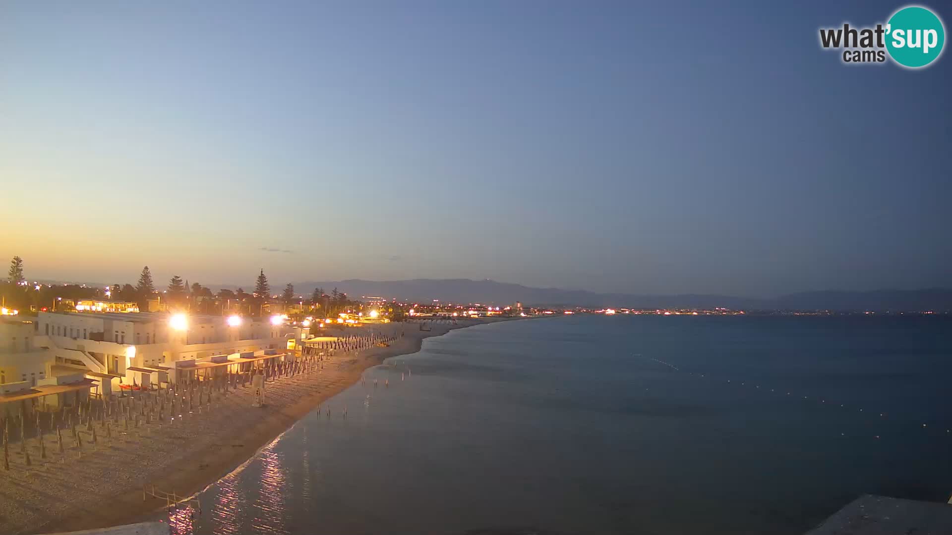 Live Webcam Golf von Cagliari – Strand Poetto – Sardinien