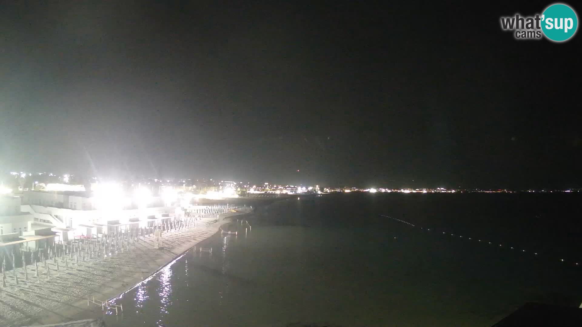 Spletna kamera v živo Cagliarski zaliv – plaža Poetto – Sardinija