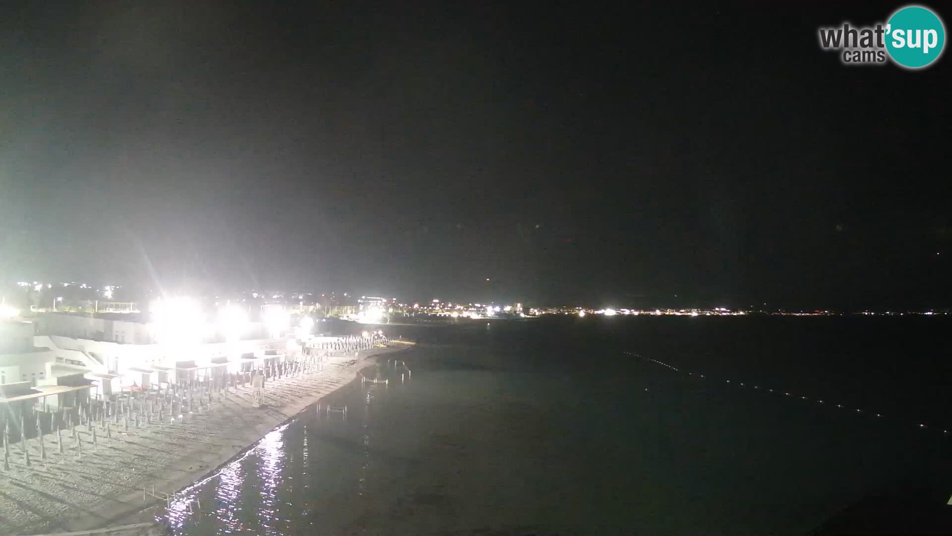 Webcam en direct Golfe de Cagliari – Plage du Poetto – Sardaigne