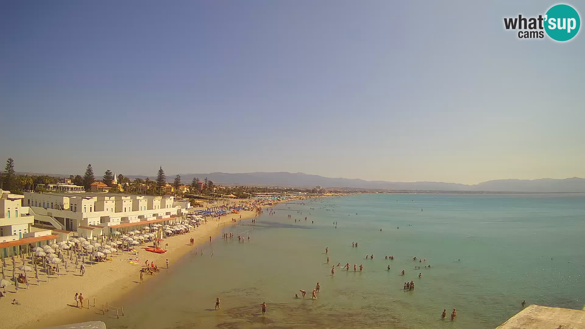 Live Webcam Gulf of Cagliari – Poetto beach – Sardinia