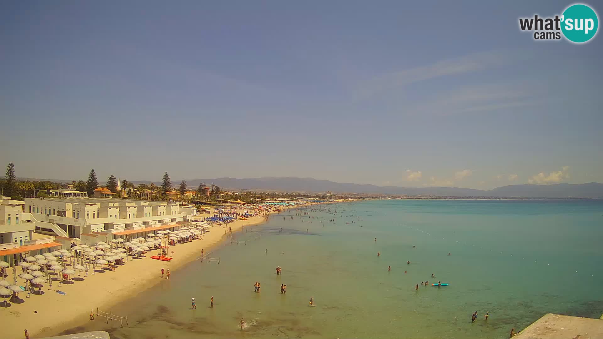 Live Webcam Gulf of Cagliari – Poetto beach – Sardinia