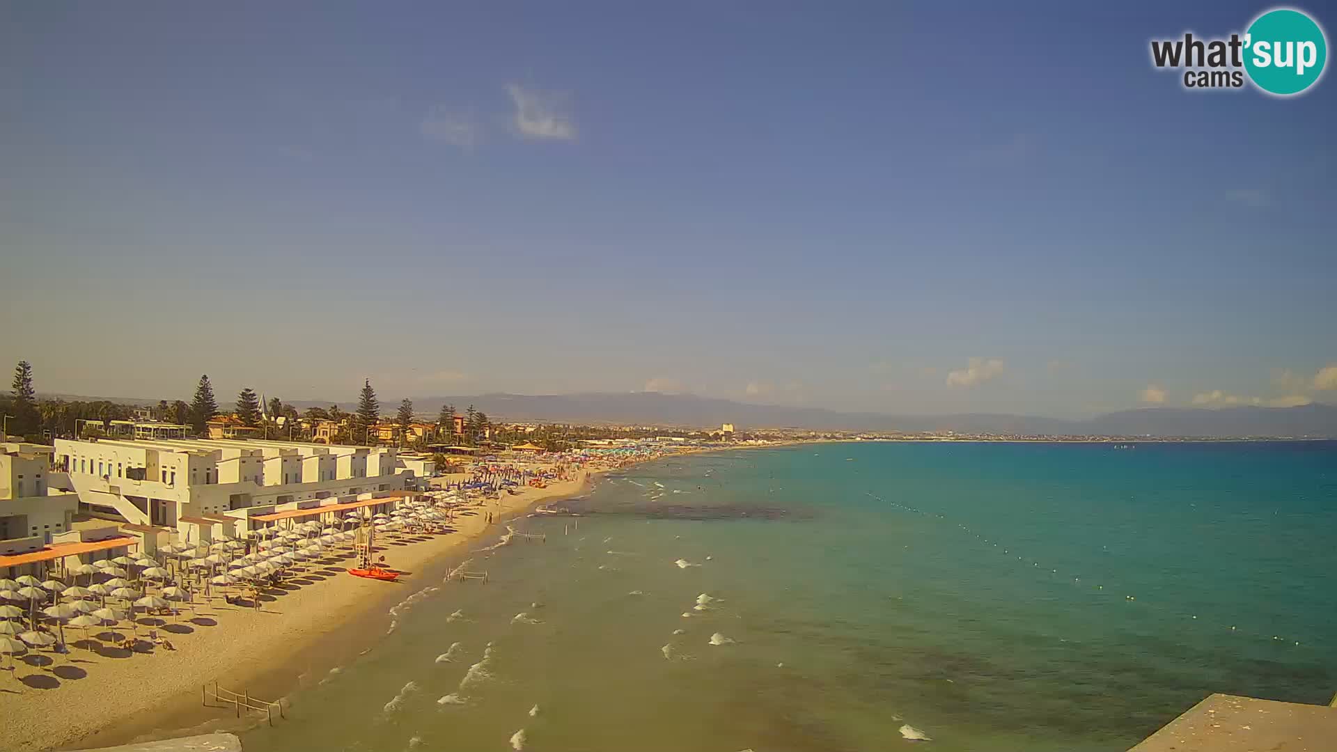 Live Webcam Gulf of Cagliari – Poetto beach – Sardinia
