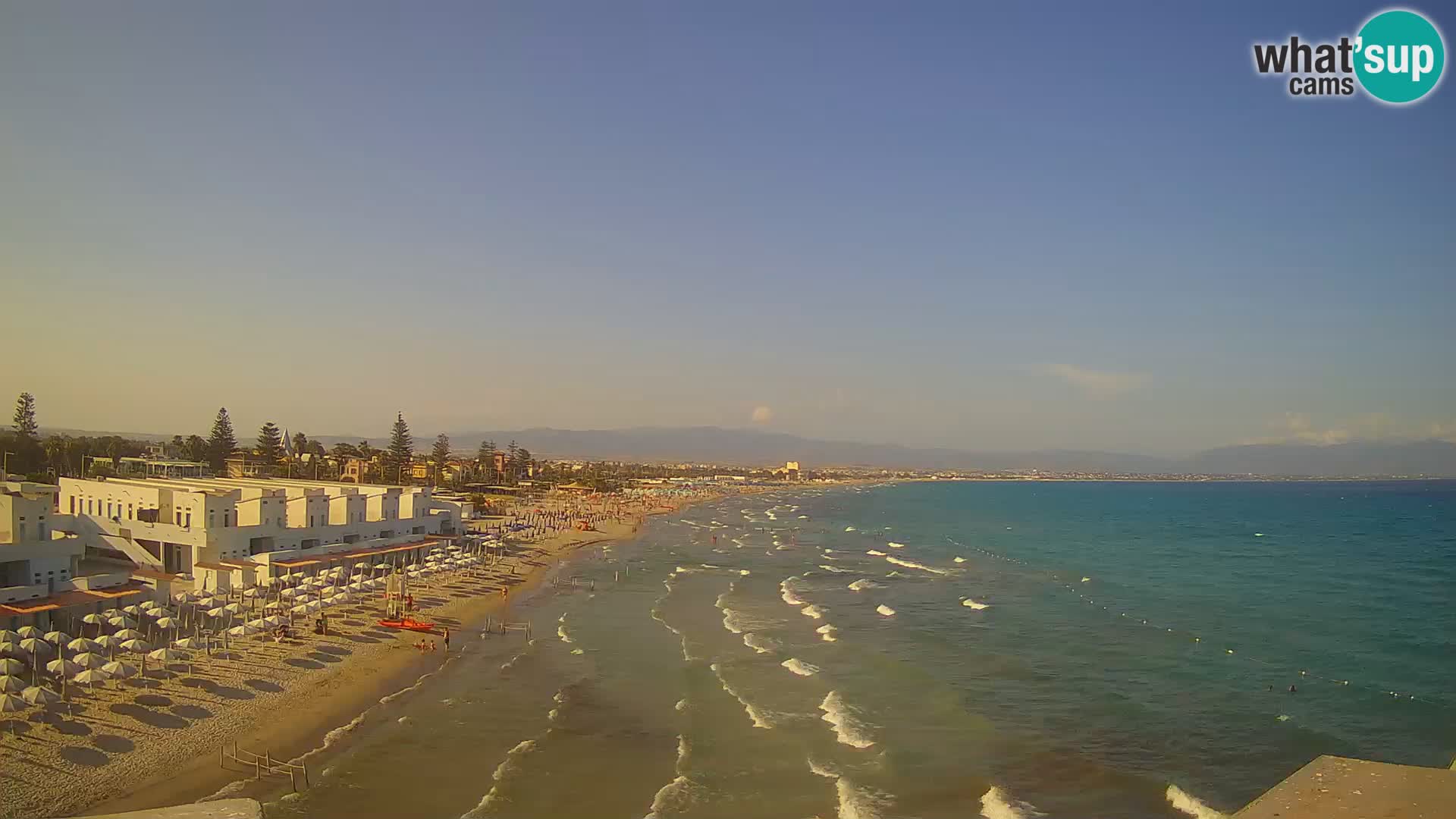 Live Webcam Gulf of Cagliari – Poetto beach – Sardinia