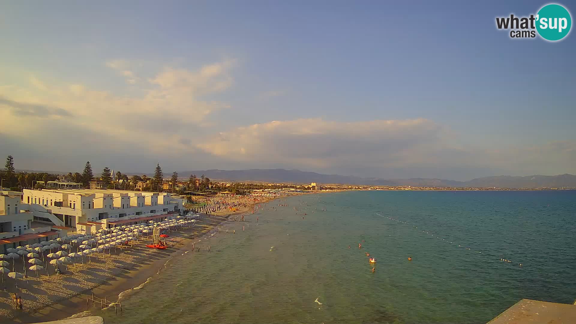 Live Webcam Gulf of Cagliari – Poetto beach – Sardinia
