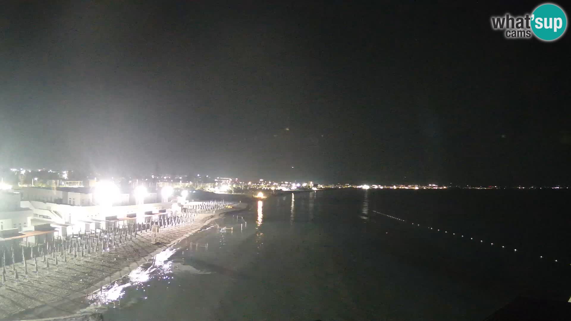 Webcam en direct Golfe de Cagliari – Plage du Poetto – Sardaigne