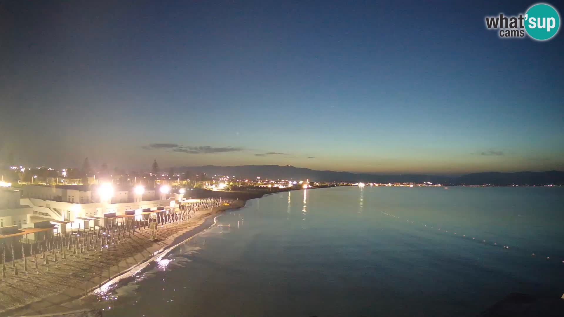 Live Webcam Golfo di Cagliari – Spiaggia del Poetto – Sardegna