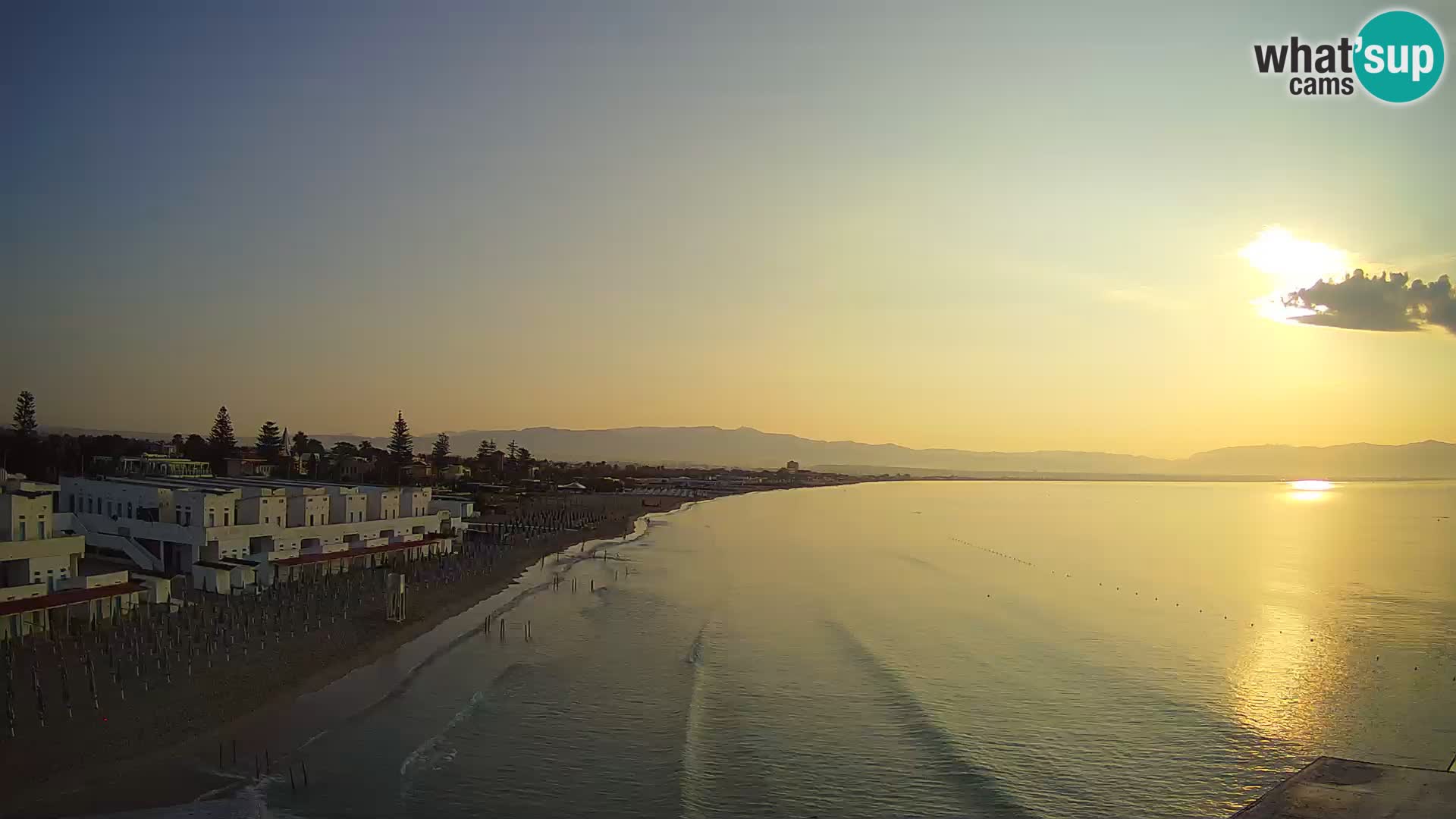 Live Webcam Golf von Cagliari – Strand Poetto – Sardinien