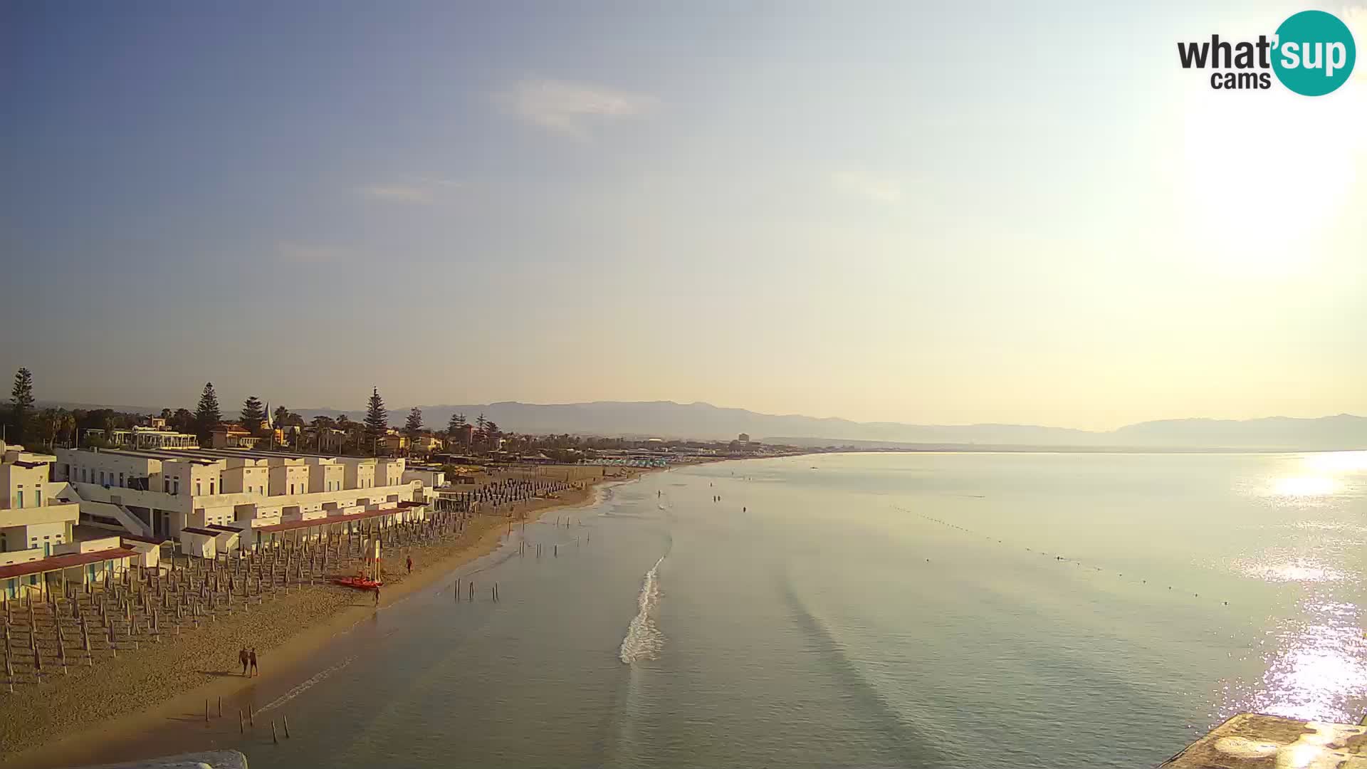 Live Webcam Golfo di Cagliari – Spiaggia del Poetto – Sardegna