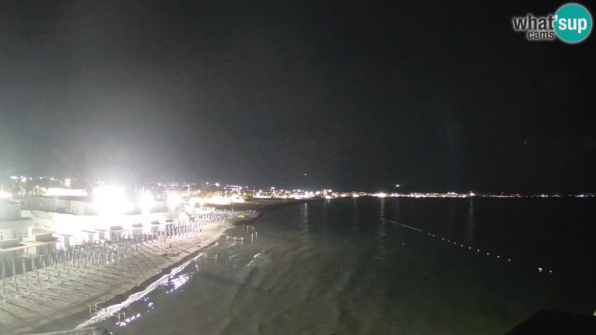 Web kamera uživo Cagliarski zaljev – plaža Poetto – Sardinija