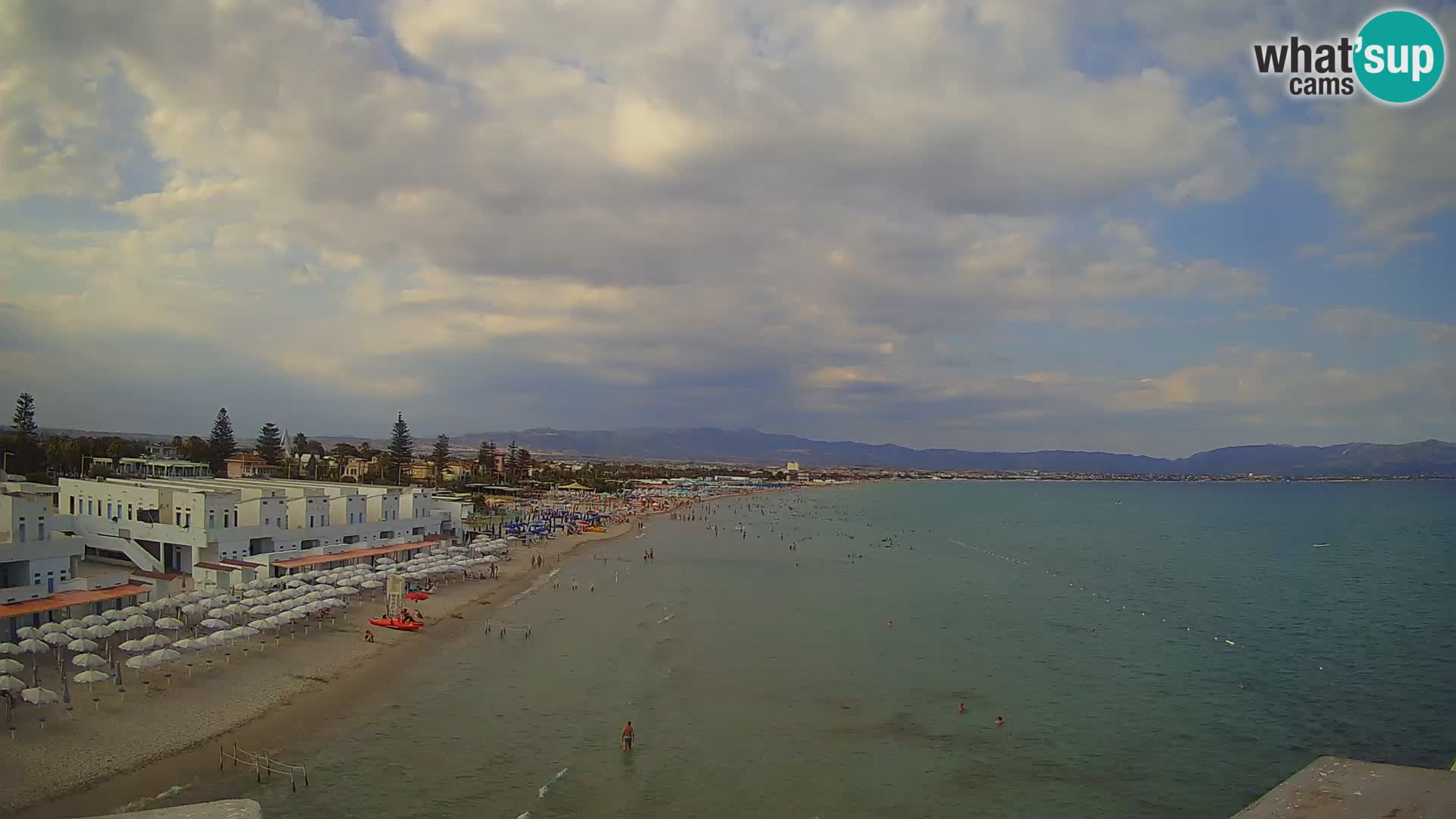 Live Webcam Golf von Cagliari – Strand Poetto – Sardinien