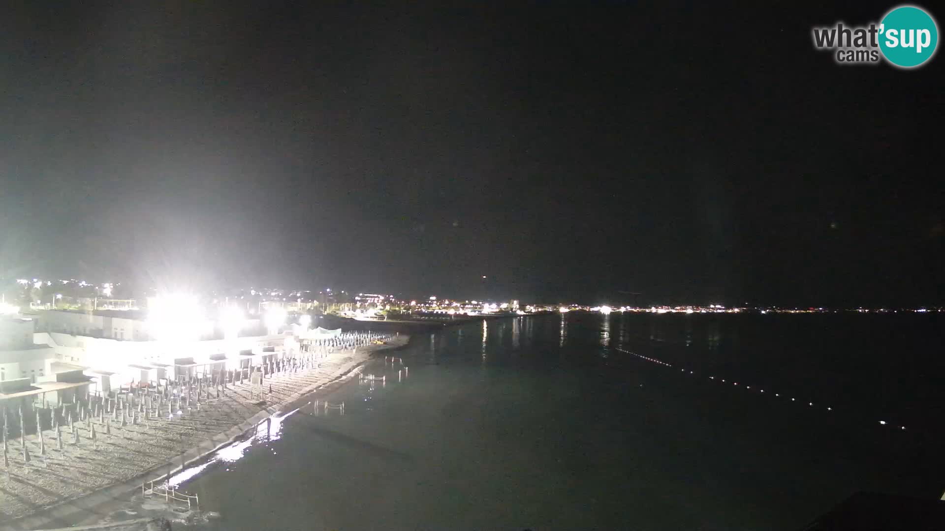 Web kamera uživo Cagliarski zaljev – plaža Poetto – Sardinija