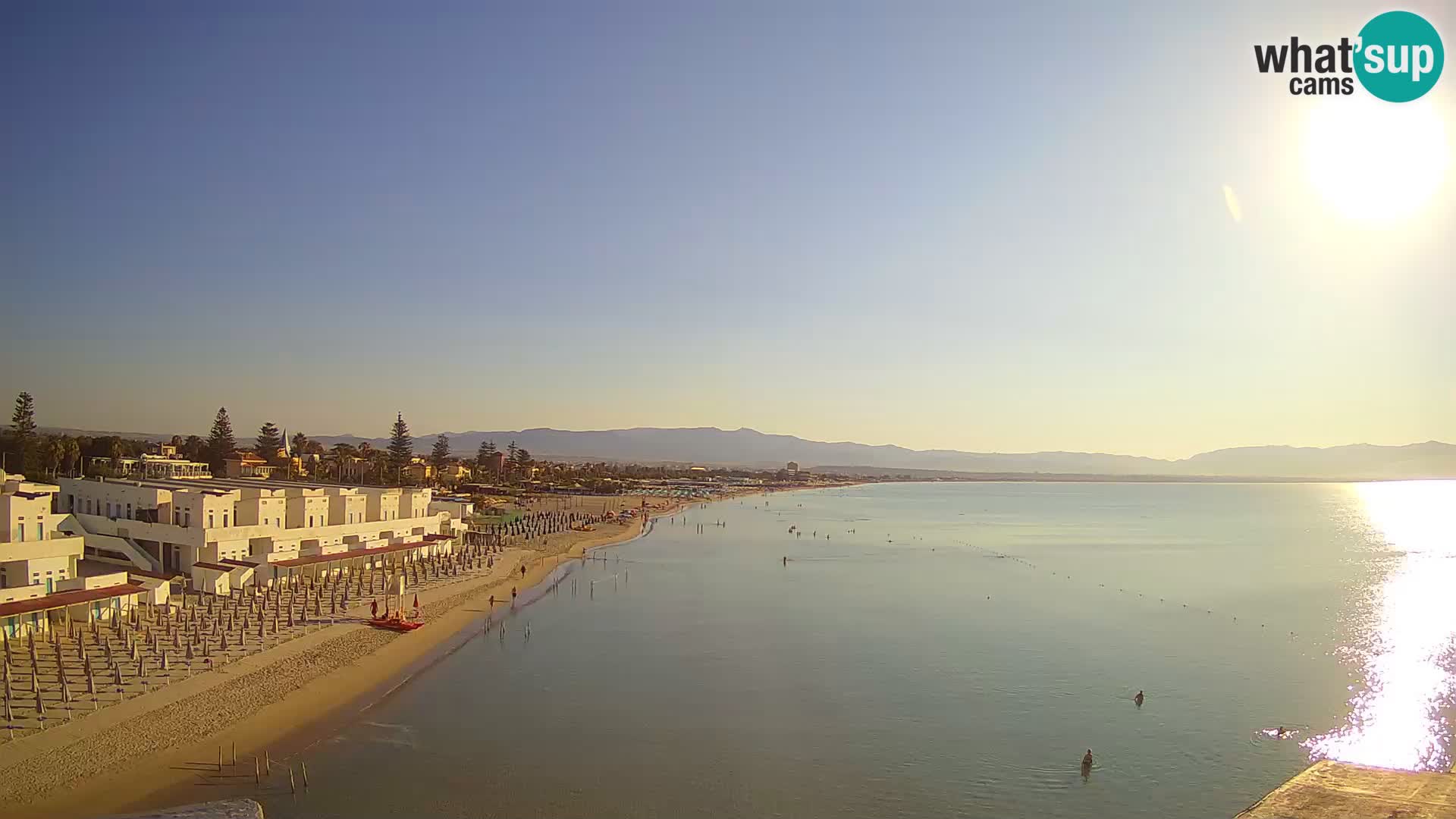 Live Webcam Gulf of Cagliari – Poetto beach – Sardinia