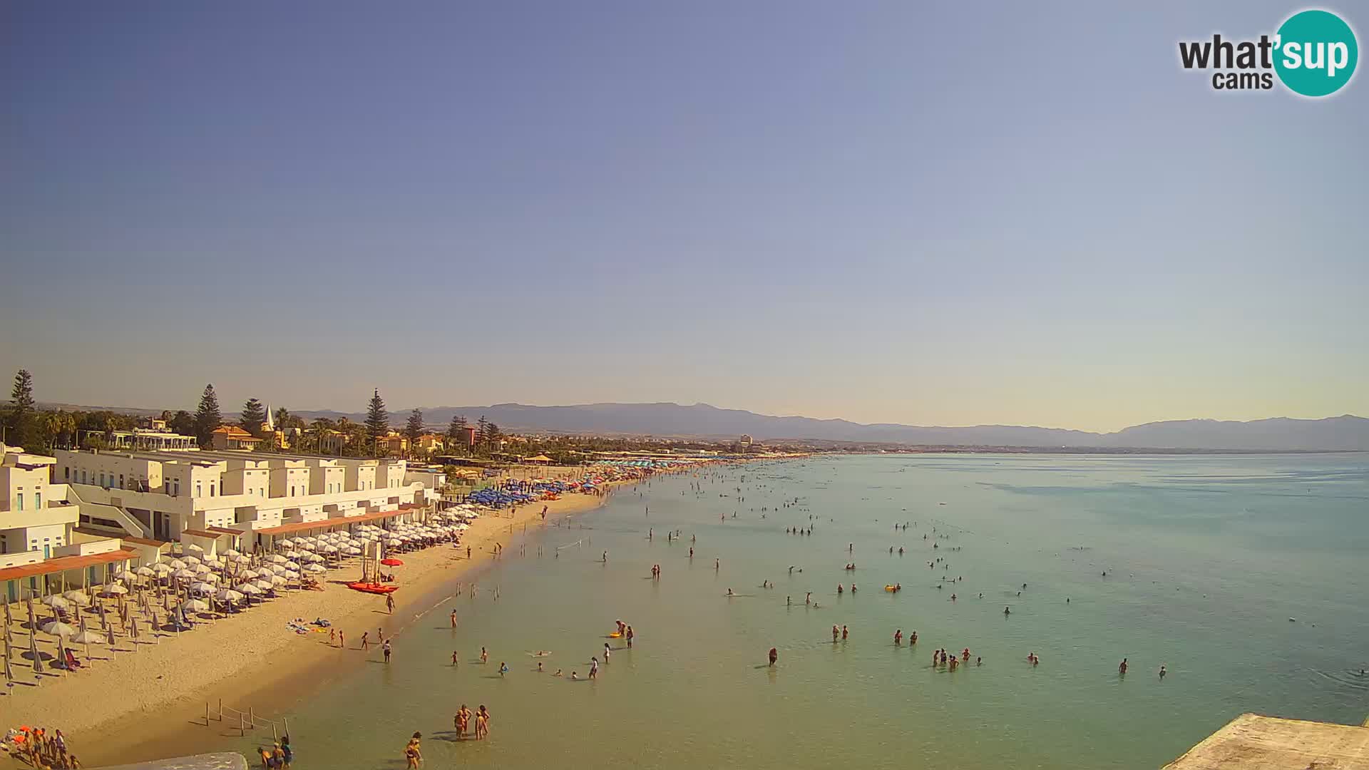 Live Webcam Gulf of Cagliari – Poetto beach – Sardinia