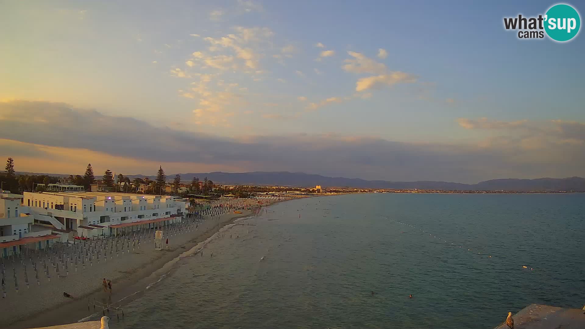 Live Webcam Golfo di Cagliari – Spiaggia del Poetto – Sardegna
