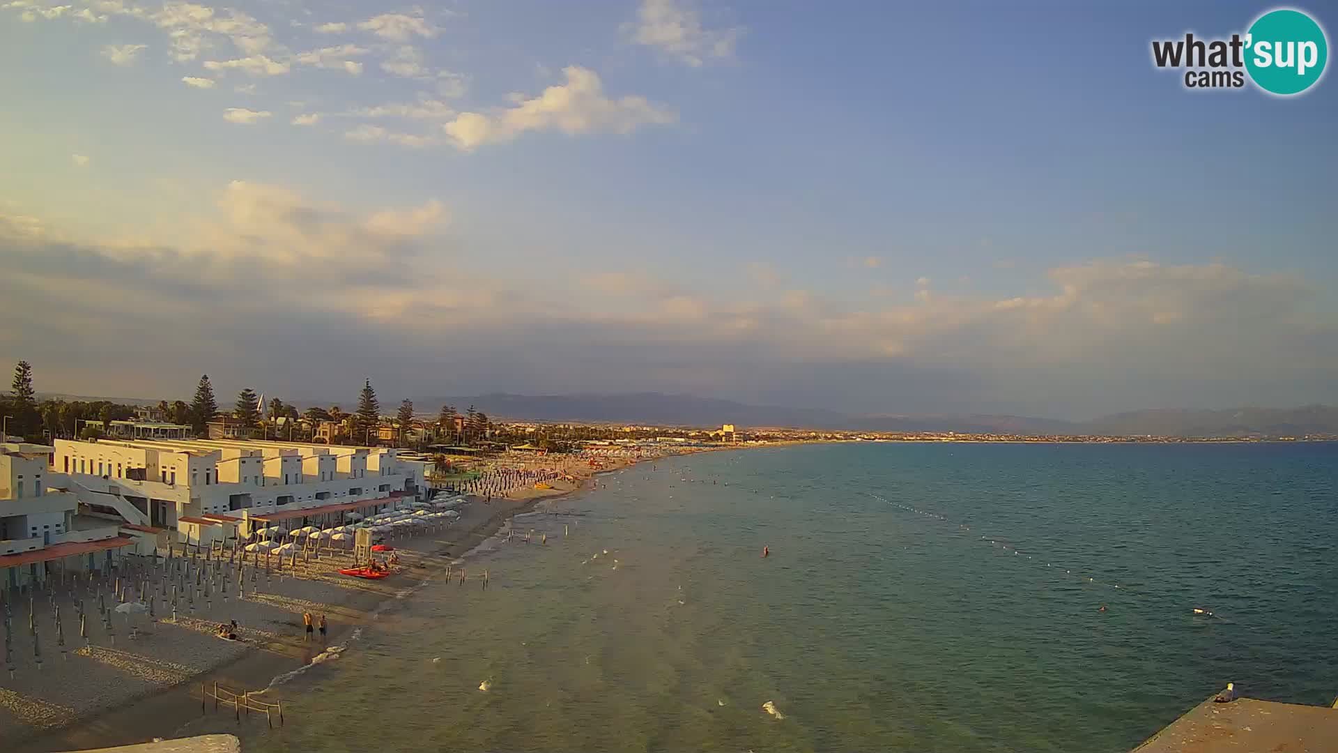 Live Webcam Golfo di Cagliari – Spiaggia del Poetto – Sardegna