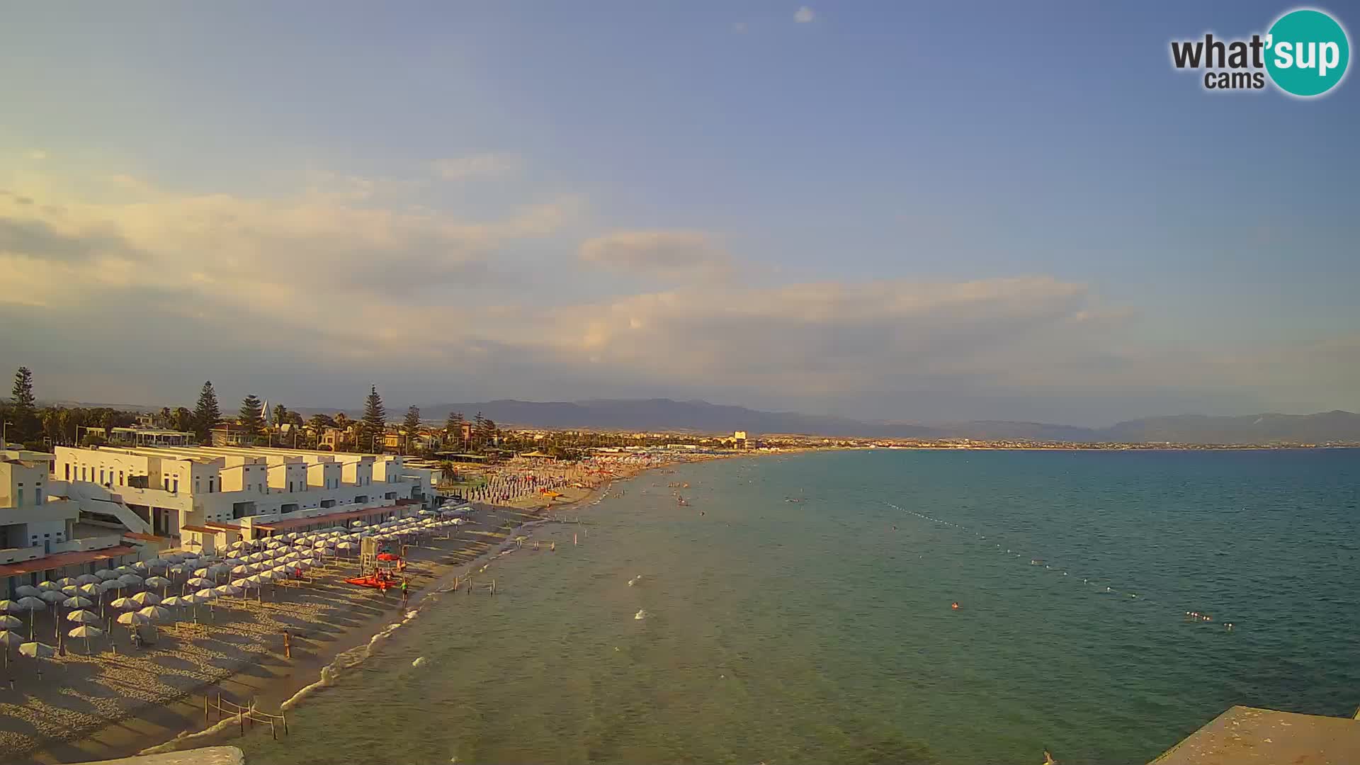 Live Webcam Gulf of Cagliari – Poetto beach – Sardinia
