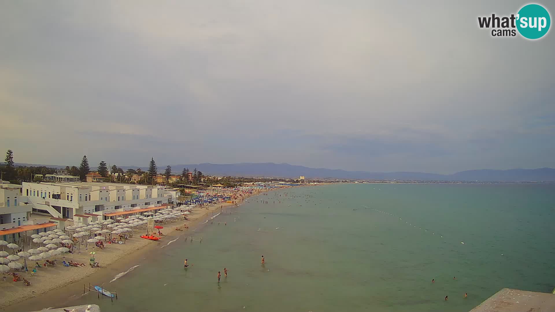 Live Webcam Gulf of Cagliari – Poetto beach – Sardinia