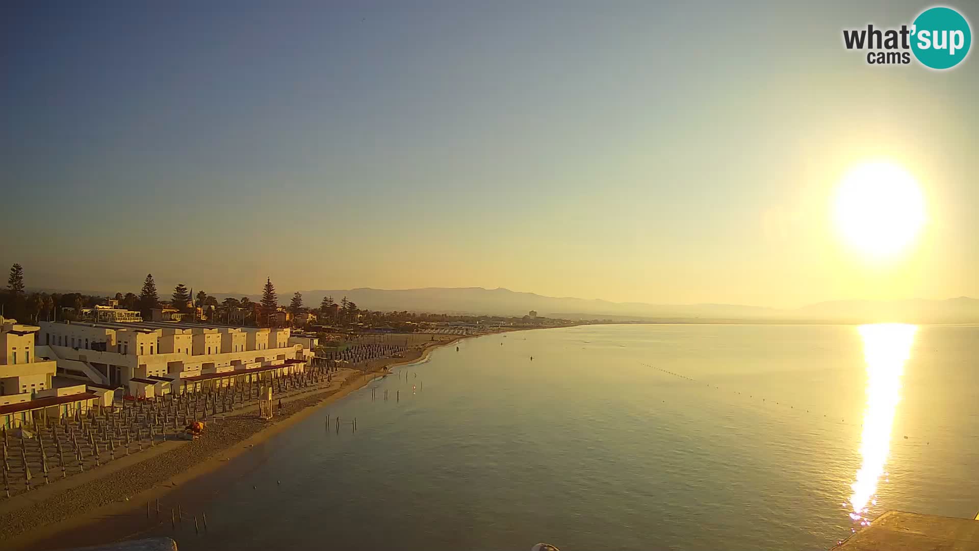 Live Webcam Golf von Cagliari – Strand Poetto – Sardinien