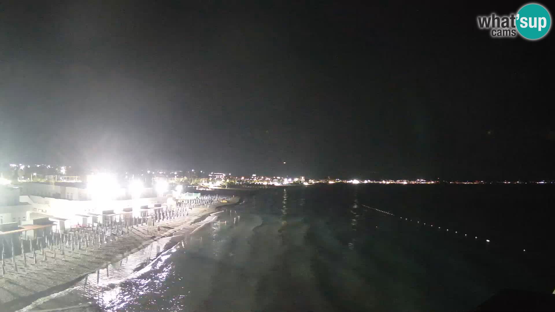 Webcam en direct Golfe de Cagliari – Plage du Poetto – Sardaigne