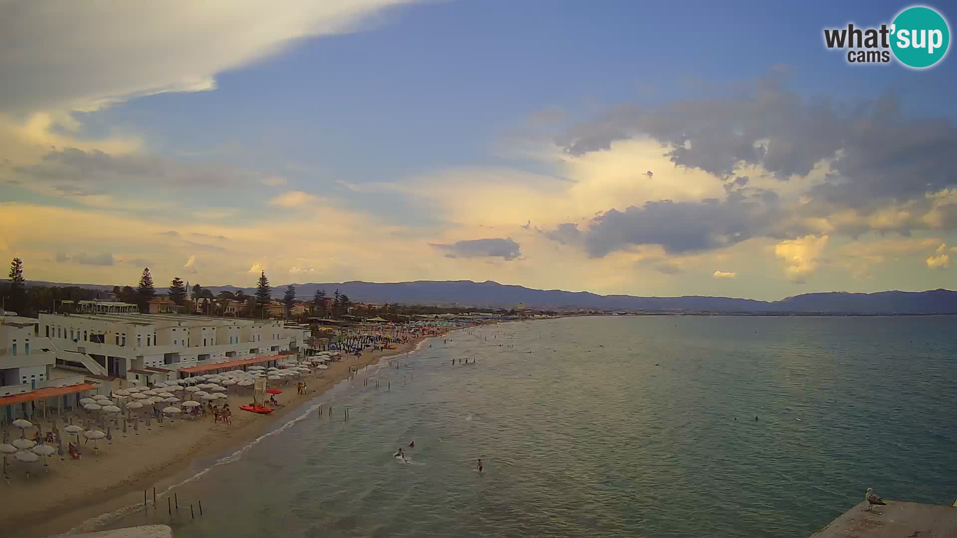 Live Webcam Gulf of Cagliari – Poetto beach – Sardinia