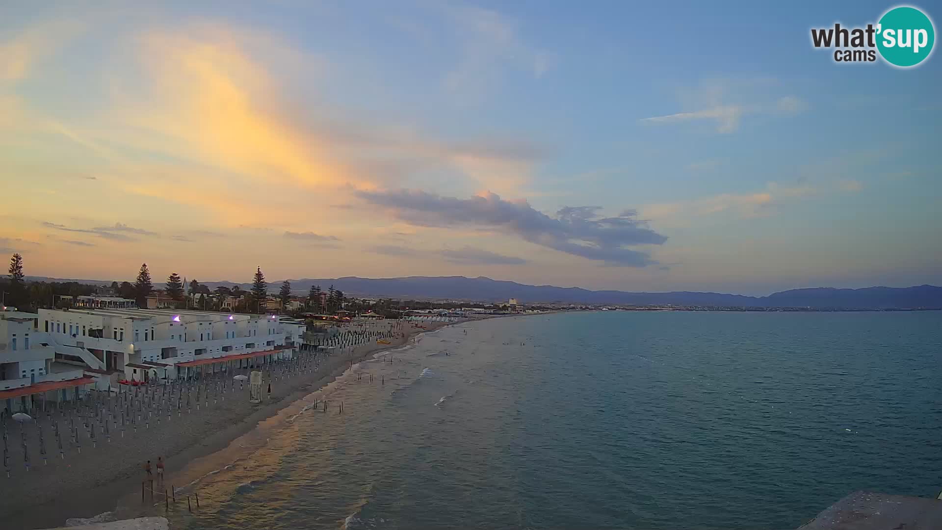 Live Webcam Golf von Cagliari – Strand Poetto – Sardinien