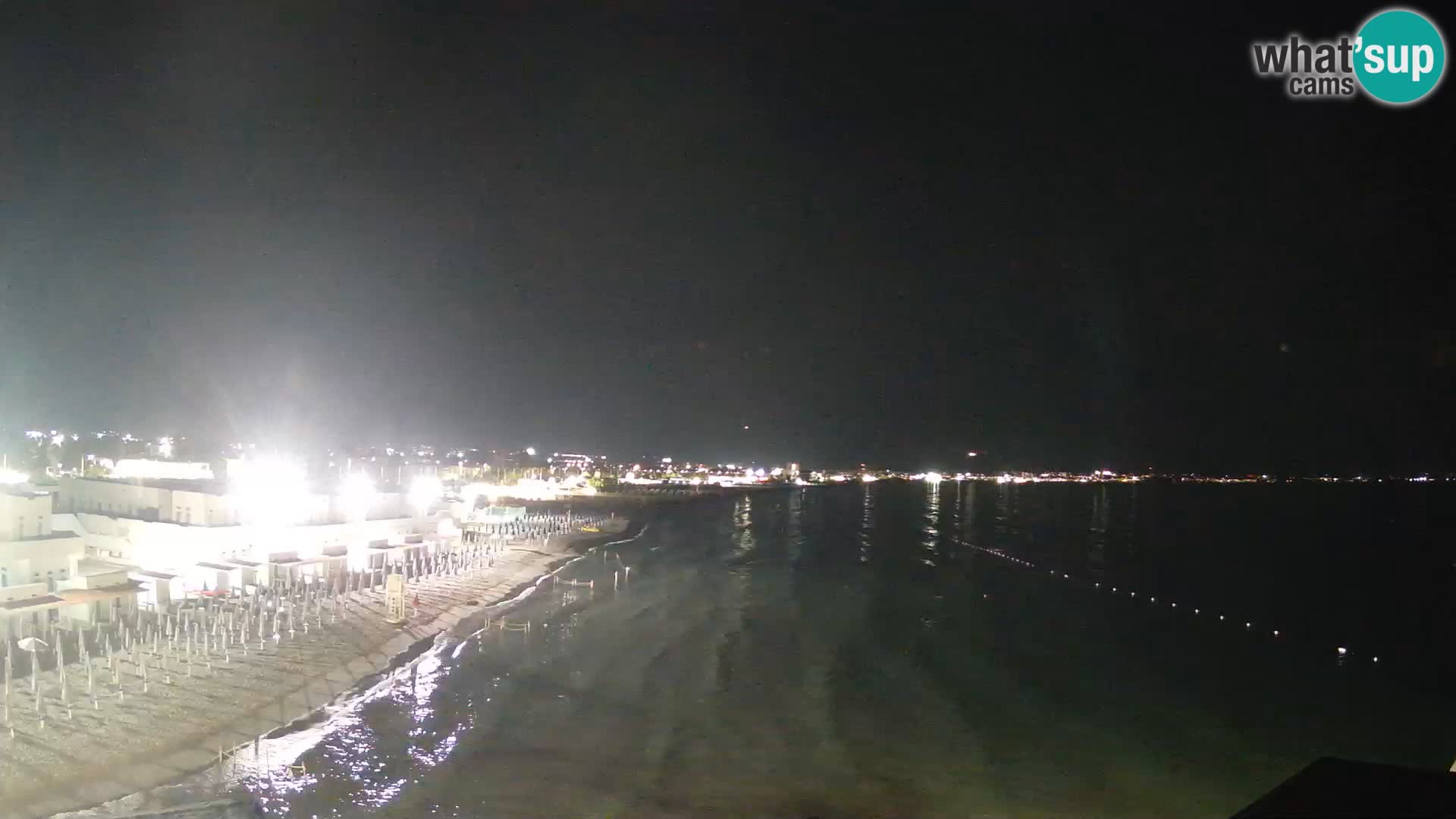 Web kamera uživo Cagliarski zaljev – plaža Poetto – Sardinija