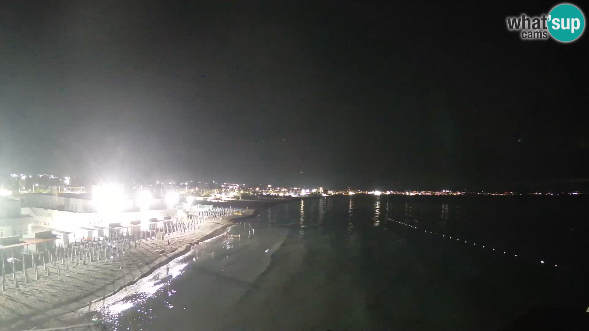 Webcam en direct Golfe de Cagliari – Plage du Poetto – Sardaigne